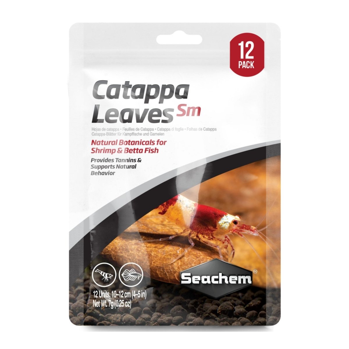 Seachem Laboratories Catappa Water Conditioner Tea Bags 1ea/SM, 12 pk - Pets Perfect