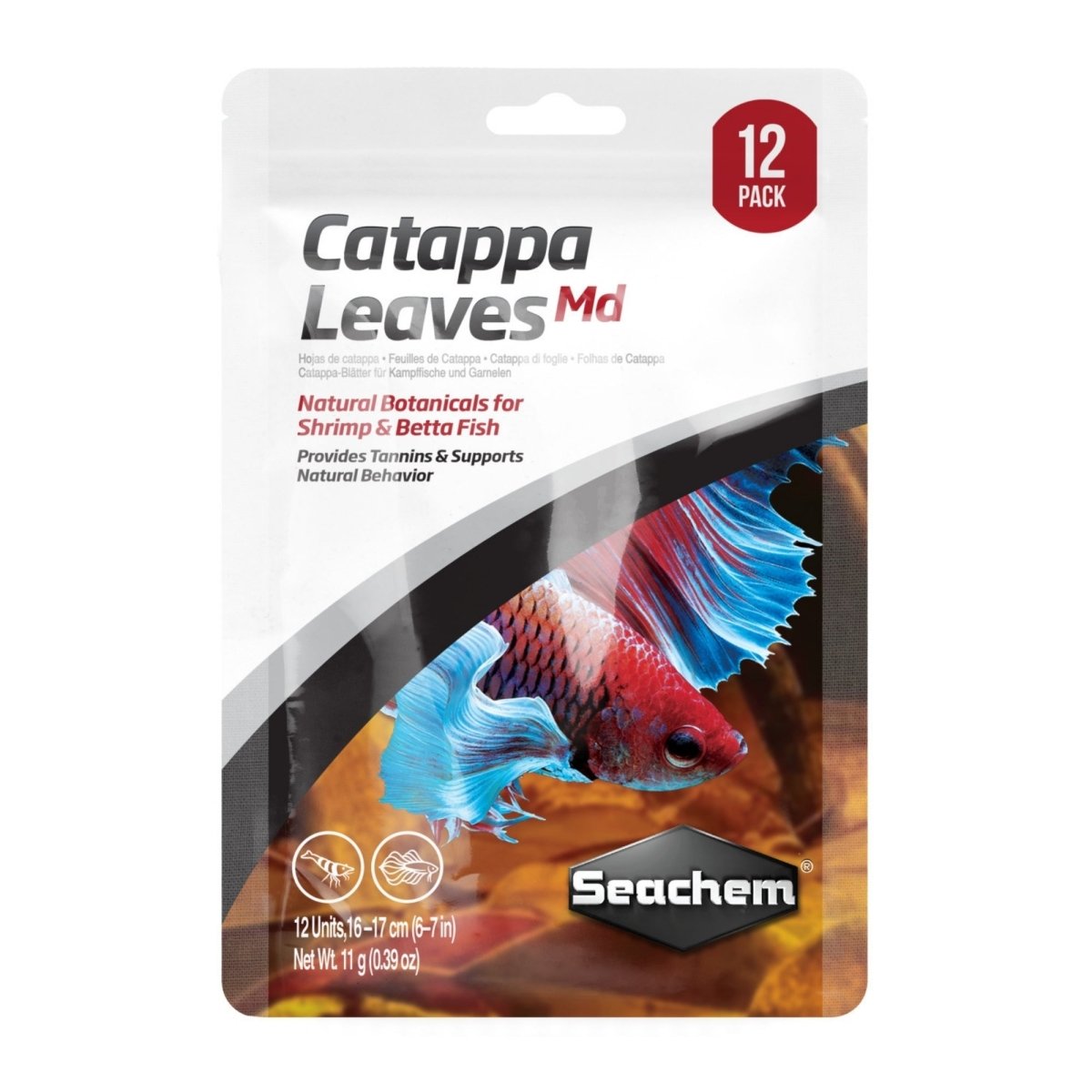 Seachem Laboratories Catappa Water Conditioner Tea Bags 1ea/MD, 12 pk - Pets Perfect