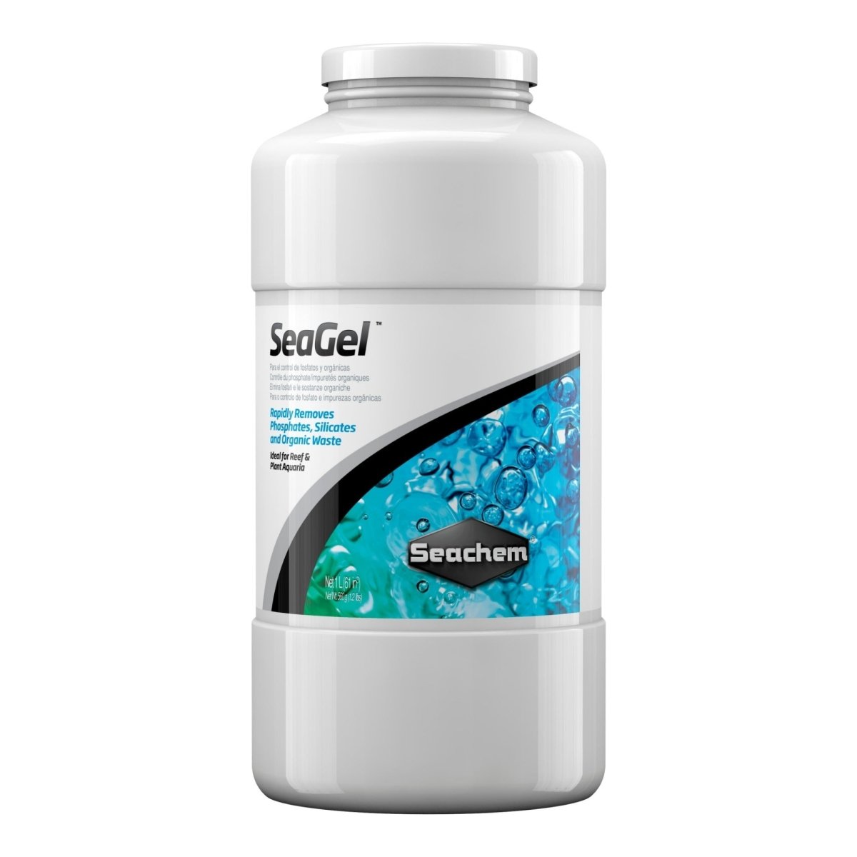 Seachem Laboratories SeaGel Phosphate, Silicate, and Organic Waster Remover 1ea/1 l - Pets Perfect