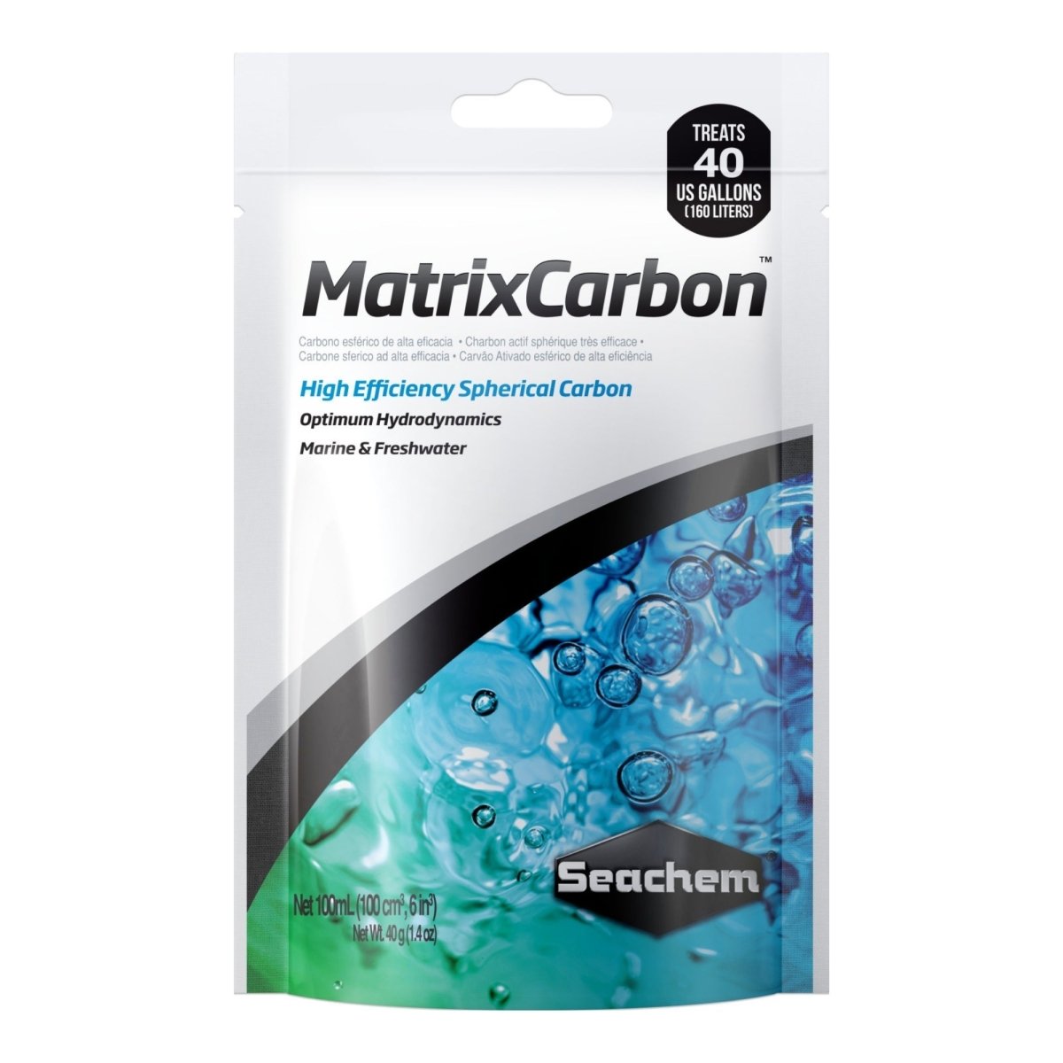 Seachem Laboratories MatrixCarbon Activated Carbon Media 1ea/100 ml - Pets Perfect