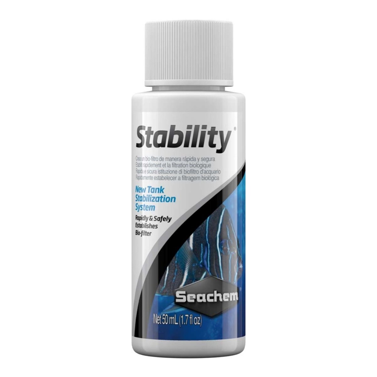 Seachem Laboratories Stability Biological Water Conditioner 1ea/50Ml/1.7 oz - Pets Perfect