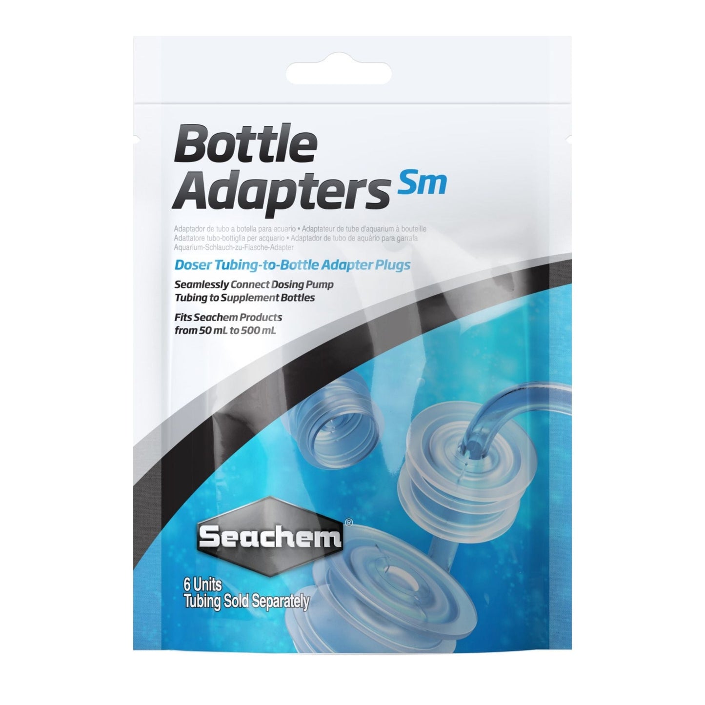 Seachem Laboratories Bottle Adapters Doser Tubing-to-Bottle Adapter Plugs 1ea/SM