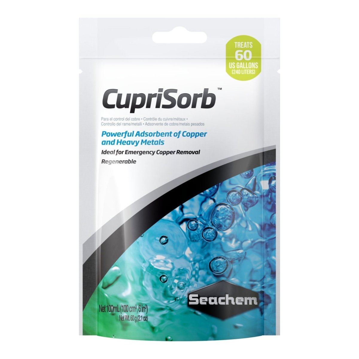 Seachem Laboratories CupriSorb Copper Remover 1ea/100 ml - Pets Perfect