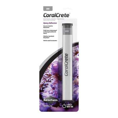 Seachem Laboratories CoralCrete Epoxy Adhesive Grey, 1ea/4oz.
