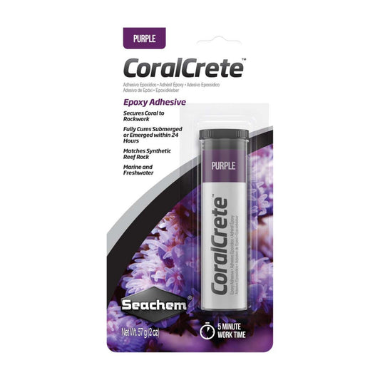 Seachem Laboratories CoralCrete Epoxy Adhesive Purple, 1ea/2 oz