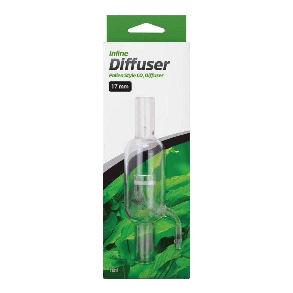 Seachem Laboratories Glass Inline Diffuser Clear, 17 mm