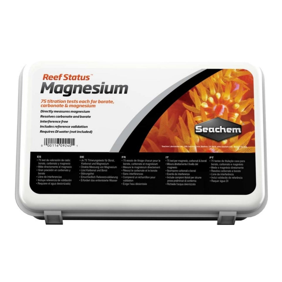 Seachem Laboratories Reef Status Magnesium Carbonate & Borate Test Kit
