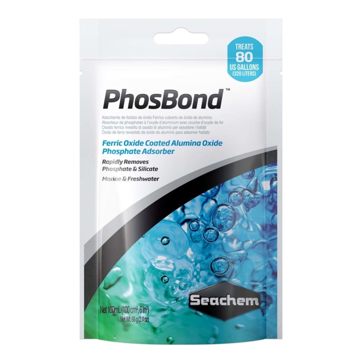 Seachem Laboratories PhosBond Phosphate and Silicate Remover 1ea/100 ml - Pets Perfect