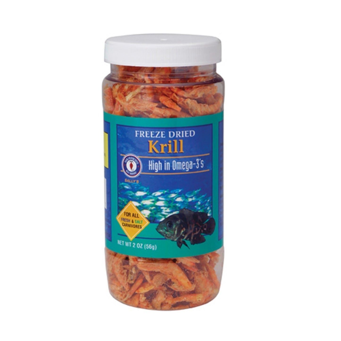 San Francisco Bay Brand Krill Freeze Dried Fish Food 1ea/2oz.