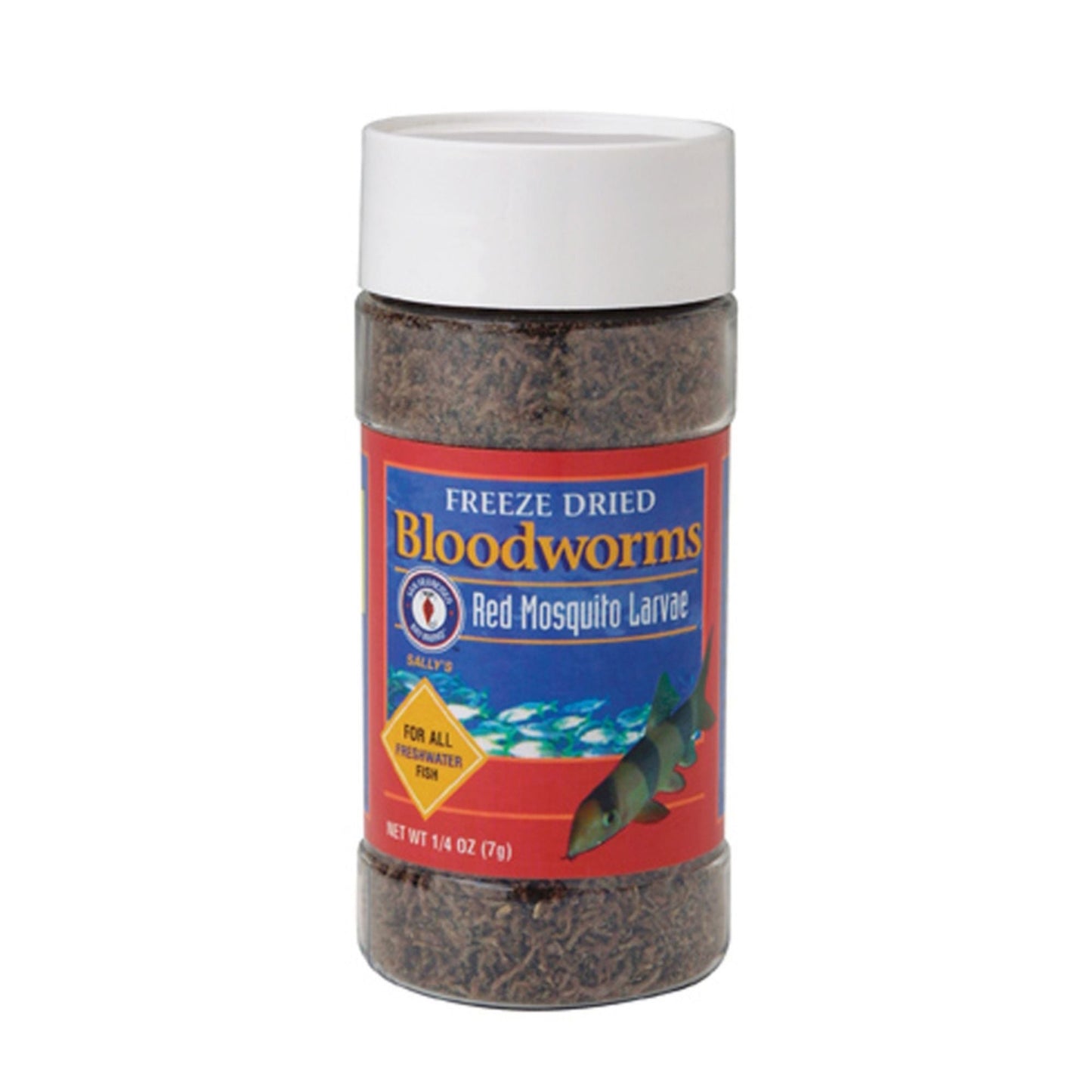 San Francisco Bay Brand Bloodworms Freeze Dried Fish Food 1ea/0.25oz.