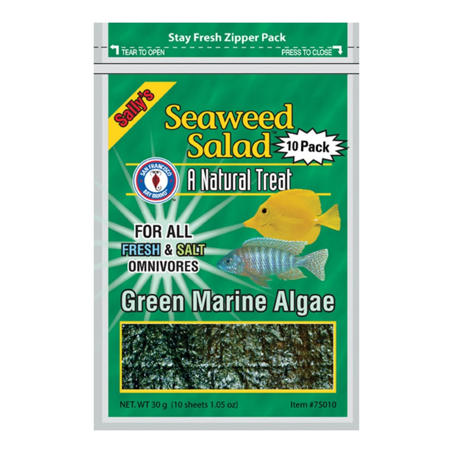 San Francisco Bay Brand Seaweed Salad Fish Food 1ea/30 g, 10 ct