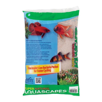 CaribSea Super Natural Aquascapes Sand Crystal River, 4 ct, 10 lb