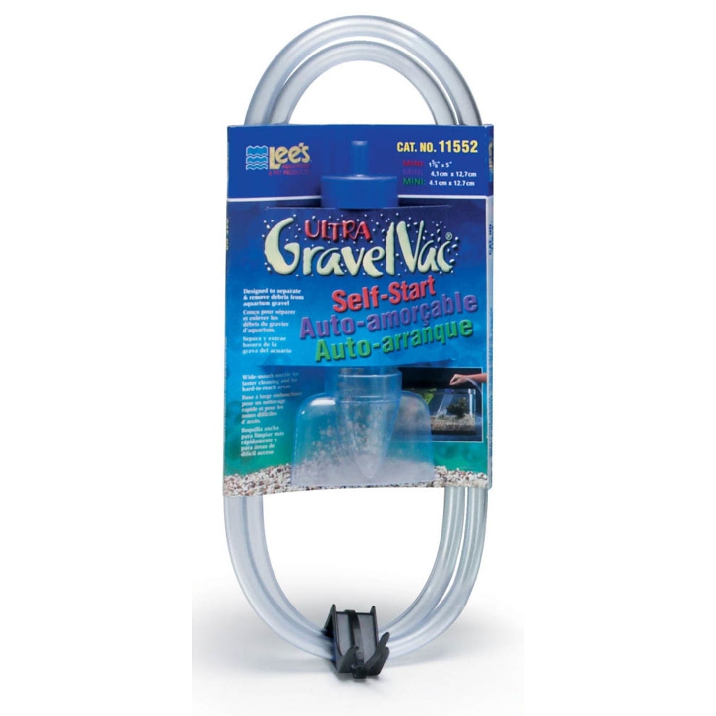 Lee's Aquarium & Pet Products Ultra GravelVac Stretch Self-Start Gravel Vacuum Cleaner 1ea/1 In X 9-17 in.
