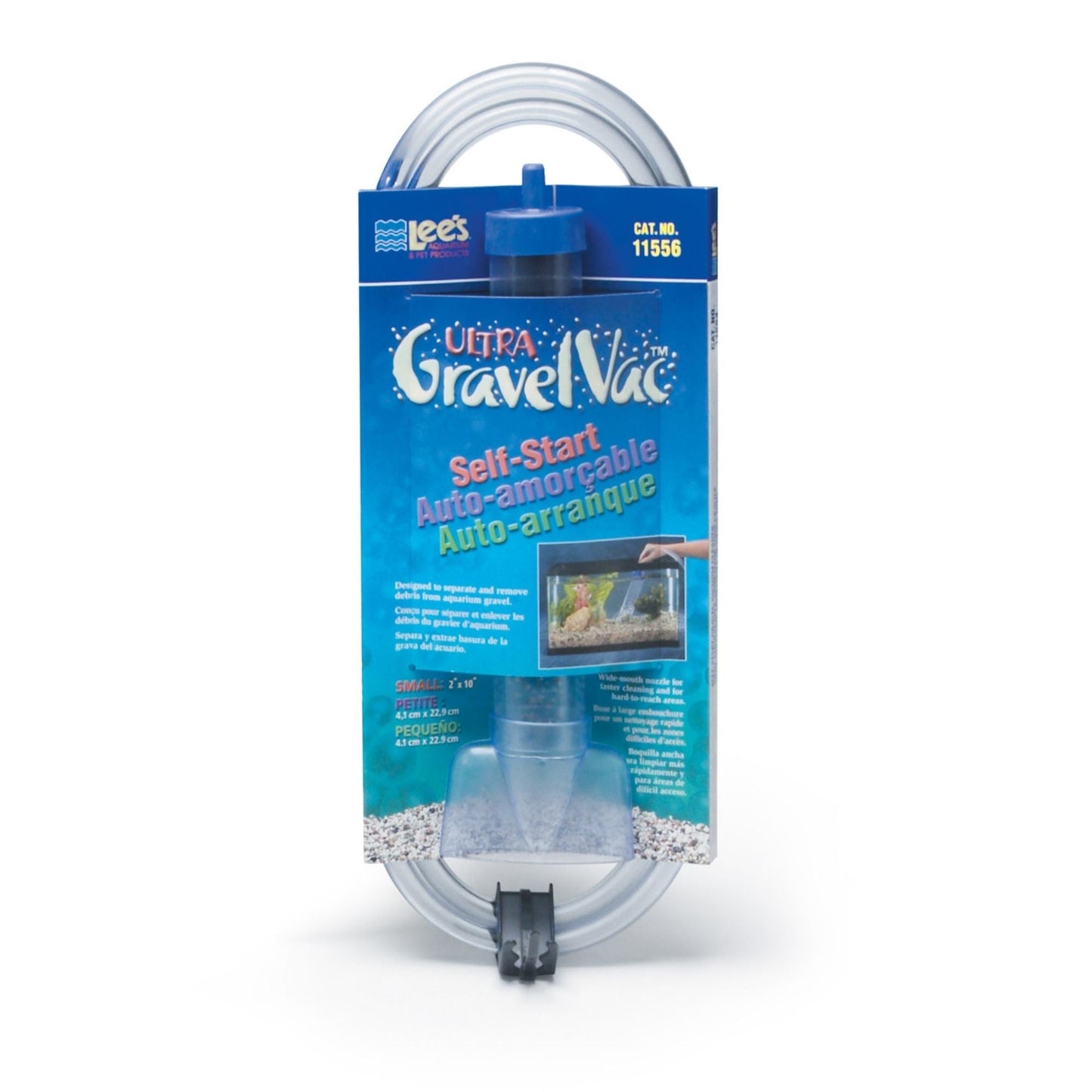 Lee's Aquarium & Pet Products Ultra GravelVac Self-Start Gravel Vacuum Cleaner with Nozzle & Clip 1ea/2In X 10 in, MD