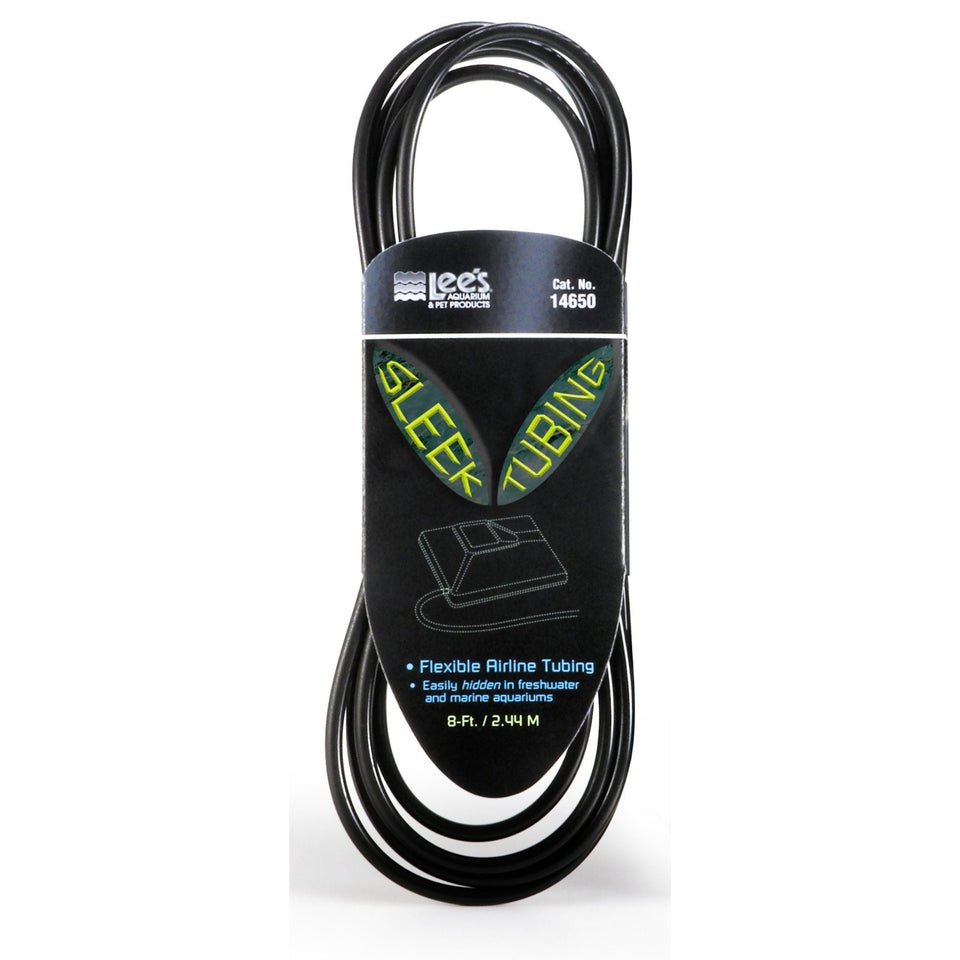 Lee's Aquarium & Pet Products Sleek Flex Sleeve Tubing Black, 1ea/3/16 In X 8 ft