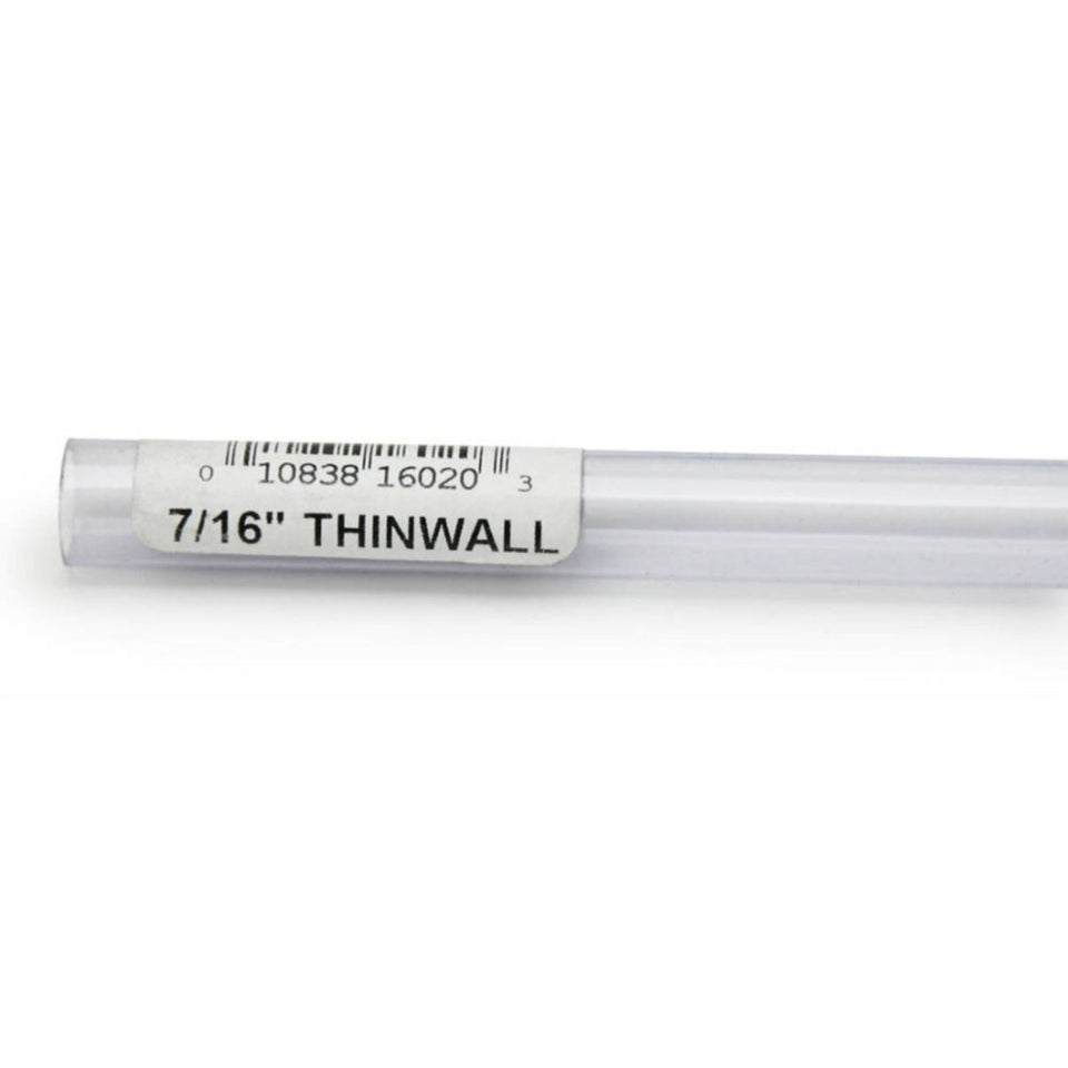 Lee's Aquarium & Pet Products Thinwall Rigid Aquarium Tubing, Clear, 7/16 in x 36 in - Pets Perfect