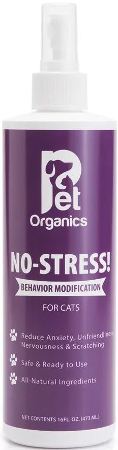 Pet Organics No-Stress Behavior Modification Spray for Cats, 16 oz