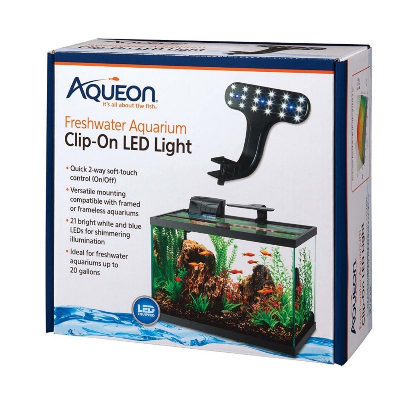 Aqueon Planted Aquarium Clip-On LED Light 1ea/One Size