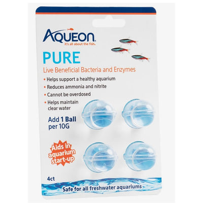 Aqueon PURE Bacteria Supplement 4 Pack 10 Gallon Default Title