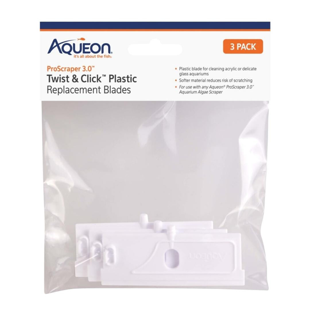 Aqueon ProScraper 3.0 Twist Click Plastic Replacement Blades 1ea/One Size - Pets Perfect