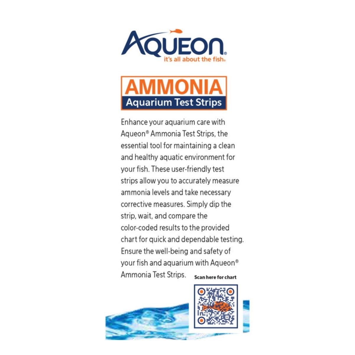 Aqueon Ammonia Aquarium Test Strips 1ea/50 ct - Pets Perfect