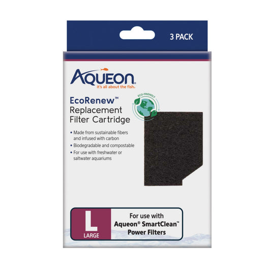 Aqueon EcoRenew Filter Cartridges Large, 1ea/Large, 3pk