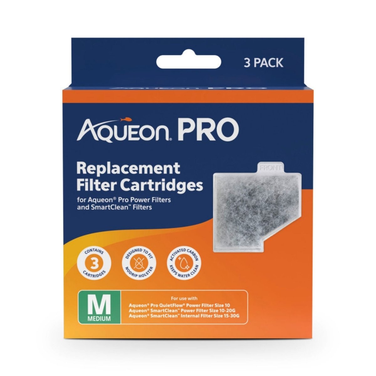Aqueon Pro Replacement Aquarium Filter Cartridges Medium, 6 ct - Pets Perfect