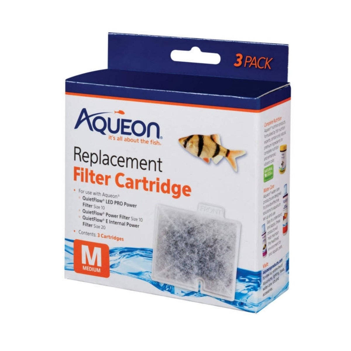 Aqueon Replacement Aquarium Filter Cartridges Medium, 6 ct - Pets Perfect