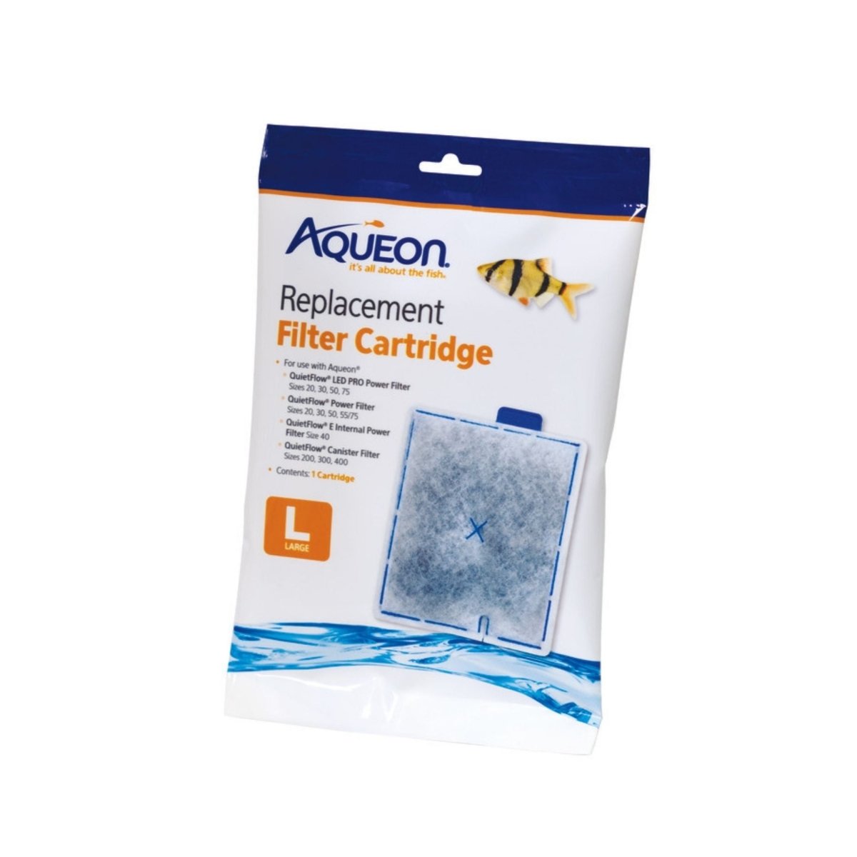 Aqueon Replacement Aquarium Filter Cartridges Large, 1 ct - Pets Perfect