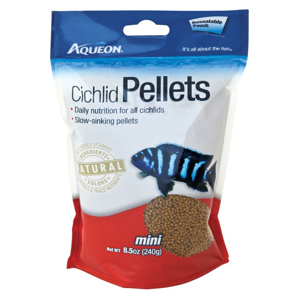 Aqueon Cichlid Food 1ea/Mini 8.5 oz - Pets Perfect