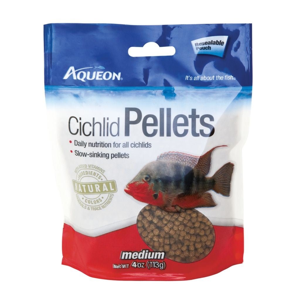 Aqueon Cichlid Food 1ea/Medium 4.5 oz - Pets Perfect