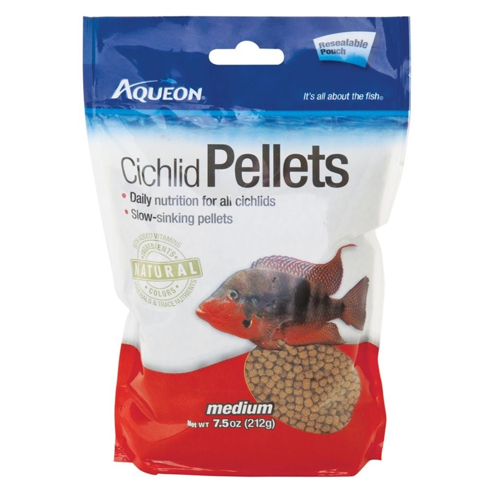 Aqueon Cichlid Food 1ea/Medium 7.5 oz - Pets Perfect