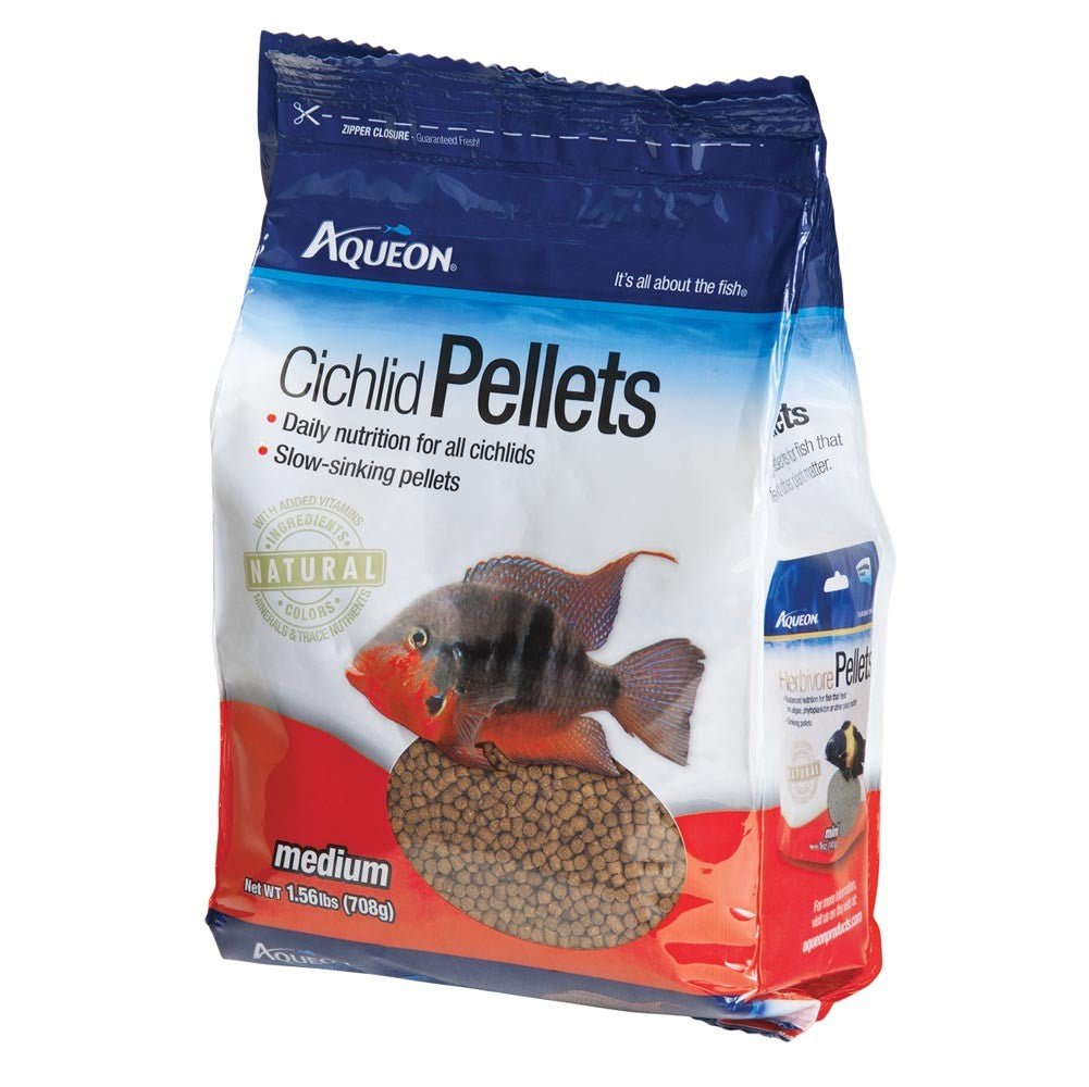 Aqueon Cichlid Food 1ea/Medium 25 oz - Pets Perfect