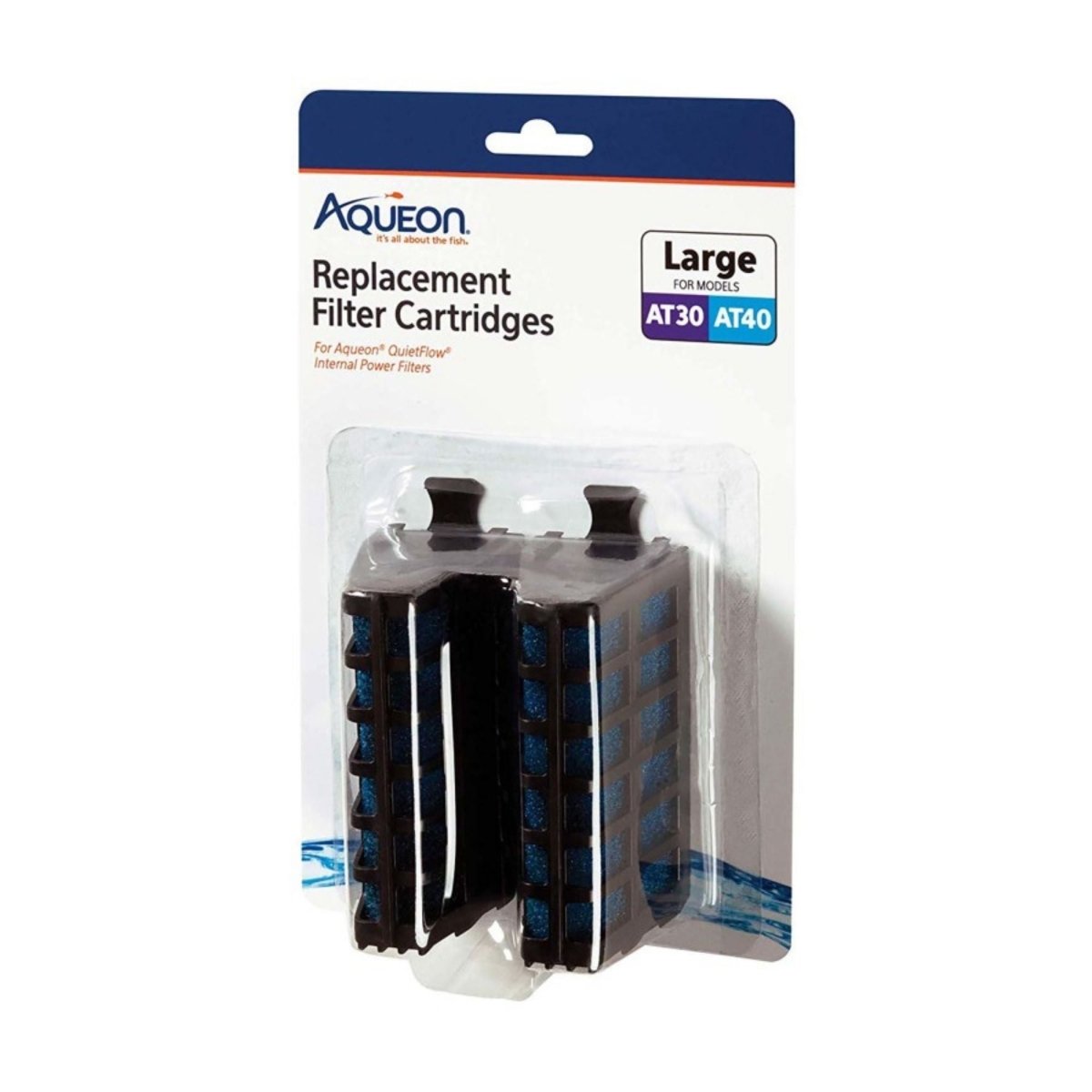 Aqueon Replacement Internal Aquarium Filter Cartridge Large - 2 ct - Pets Perfect