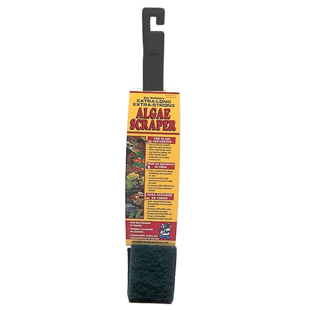 API Doc Wellfish's Algae Scraper For Glass, 1ea/18 in. - Pets Perfect