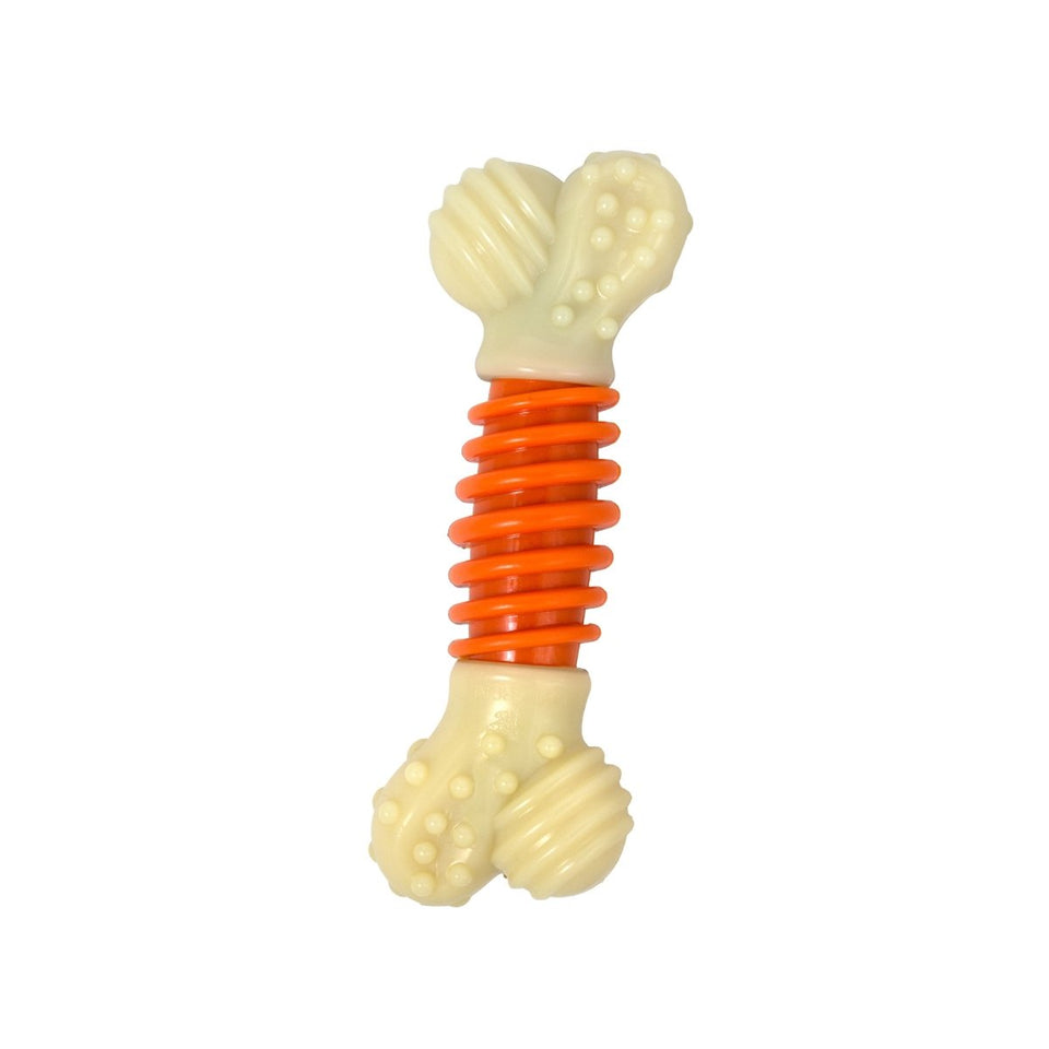 Nylabone PRO Action Dental Power Chew Durable Dog Toy Bacon Small/Regular, up to 25 lb - Pets Perfect