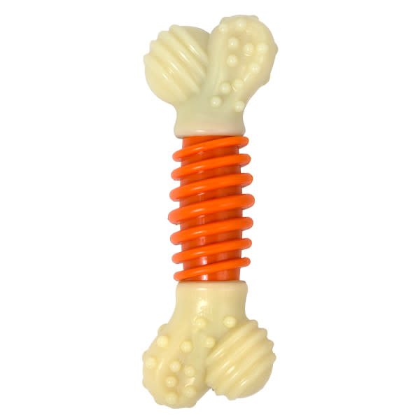 Nylabone PRO Action Dental Power Chew Durable Dog Toy Bacon Small/Regular, up to 25 lb - Pets Perfect