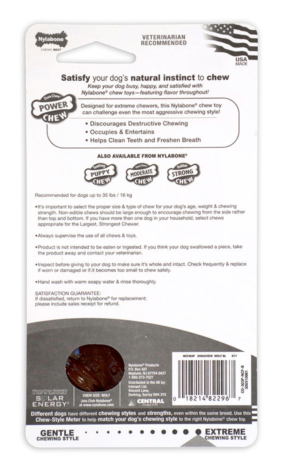 Nylabone Flavor Frenzy Power Chew Durable Dog Chew Toy Flavor Medley, view 9