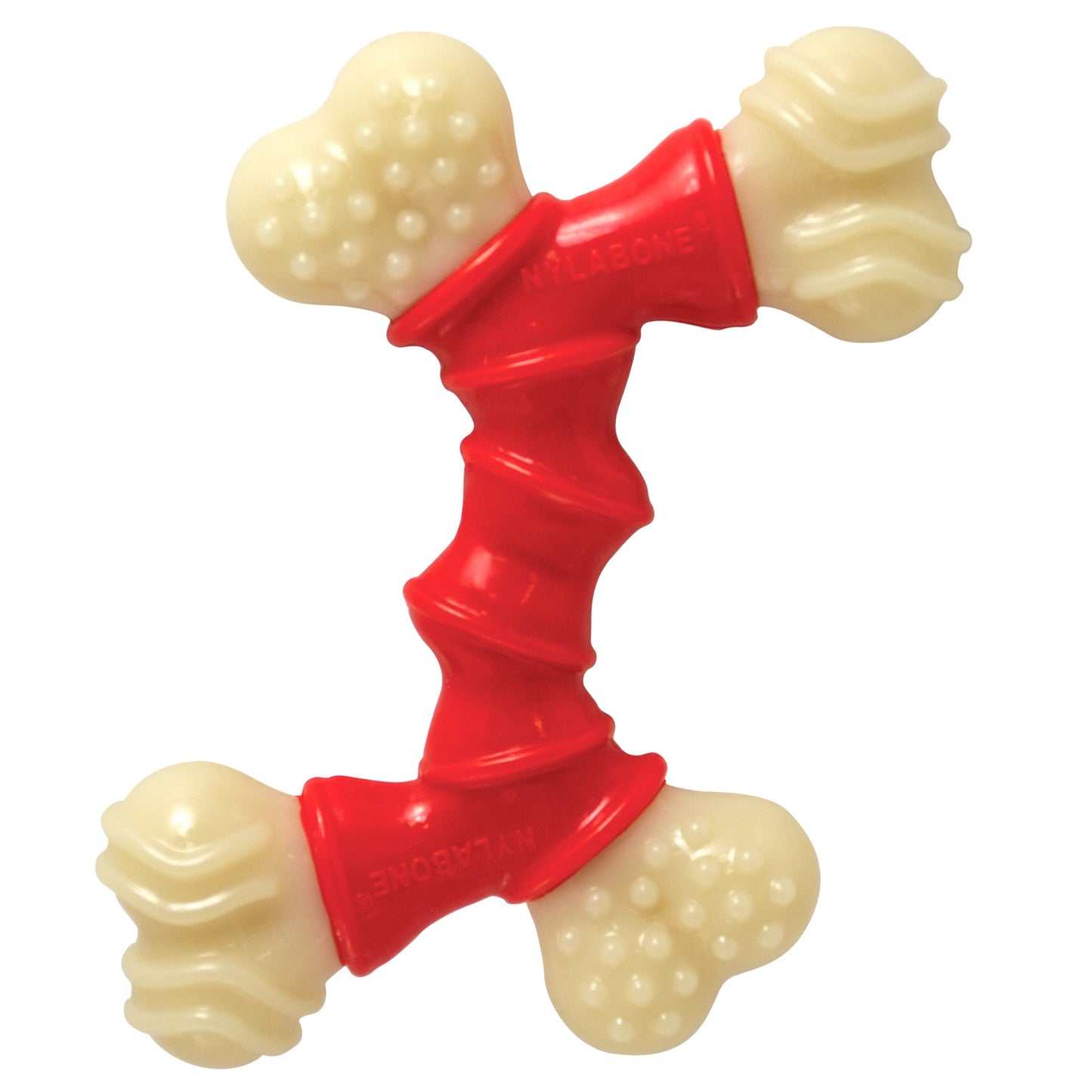 Nylabone Power Chew Double Bone Bacon Dog Chew Toy Bacon, view 9
