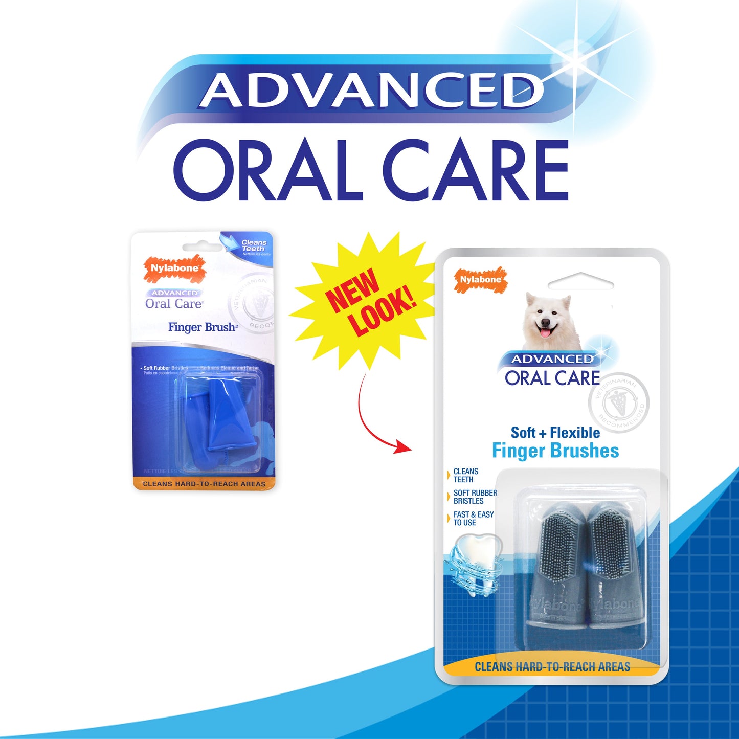 Nylabone Advanced Oral Care Finger Brush 2 ct, 2 ct, view 6