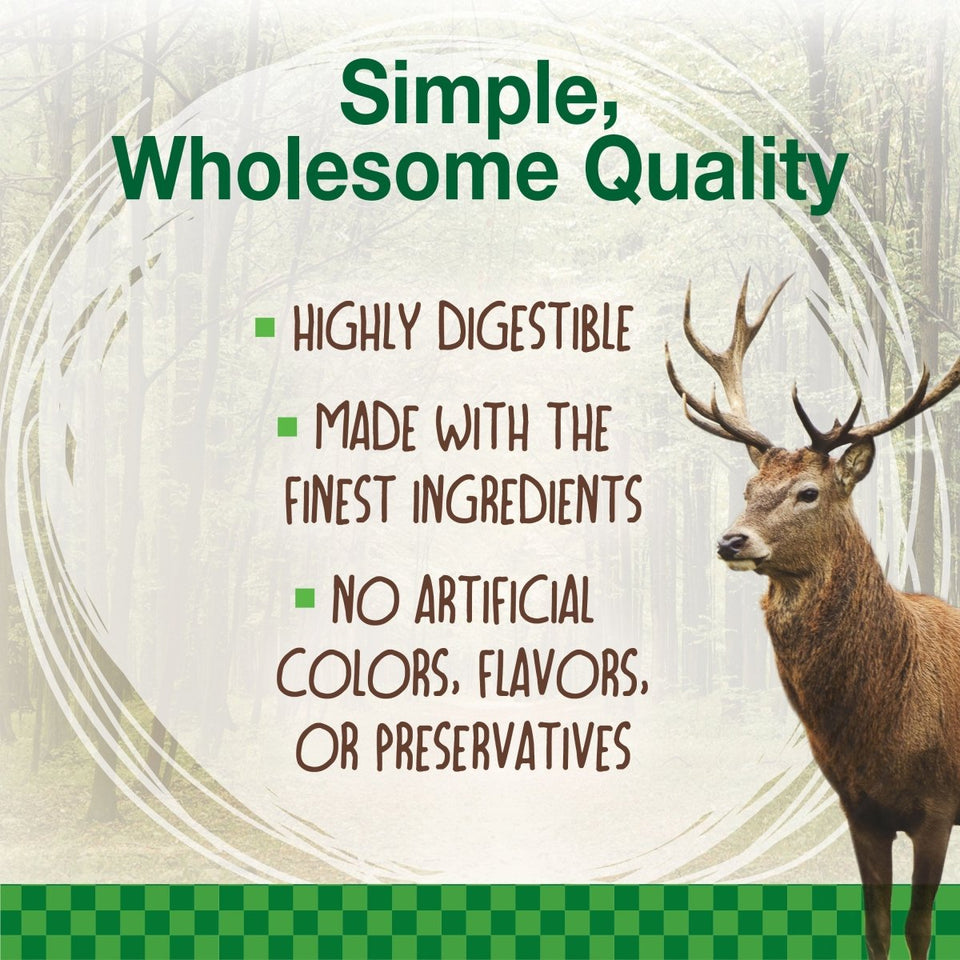Nylabone Healthy Edibles WILD All-Natural Long-Lasting Antler Dog Chew Treats Venison, Large/Giant up to 50 lb. 10 ct - Pets Perfect