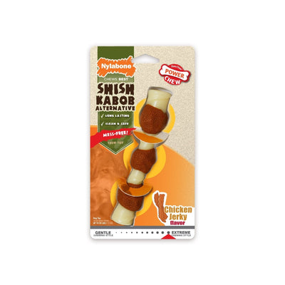 Nylabone Power Chew Shish Kabob Alternative Nylon Chew Dog Toy Chicken Jerky Small/Regular - up to 25 lb - Pets Perfect