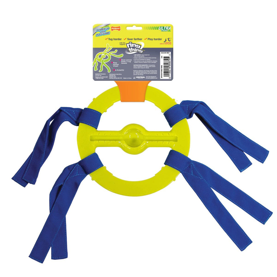 Nylabone Power Play Ring Thing Floatable Dog Toy Medium/Wolf up to 35 lb. 1 ct - Pets Perfect