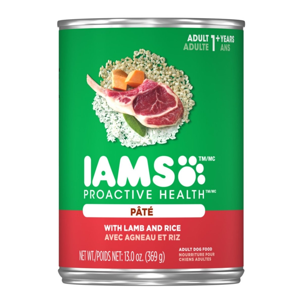 IAMS Proactive Health Paté Adult Wet Dog Food Chicken & Rice 13.2oz - Pets Perfect