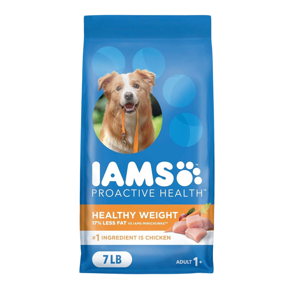 IAMS Healthy Weight Adult Dry Dog Food Chicken 7 lb