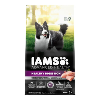 IAMS Advanced Healthy Digestion Adult Dry Dog Food Chicken & Whole