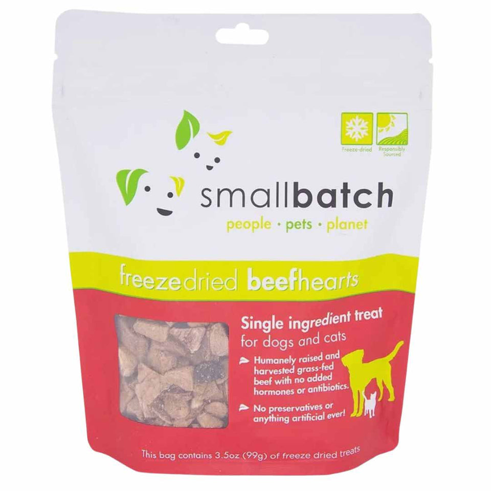 Small Batch Freeze-Dried Beef Hearts, 3.5 oz