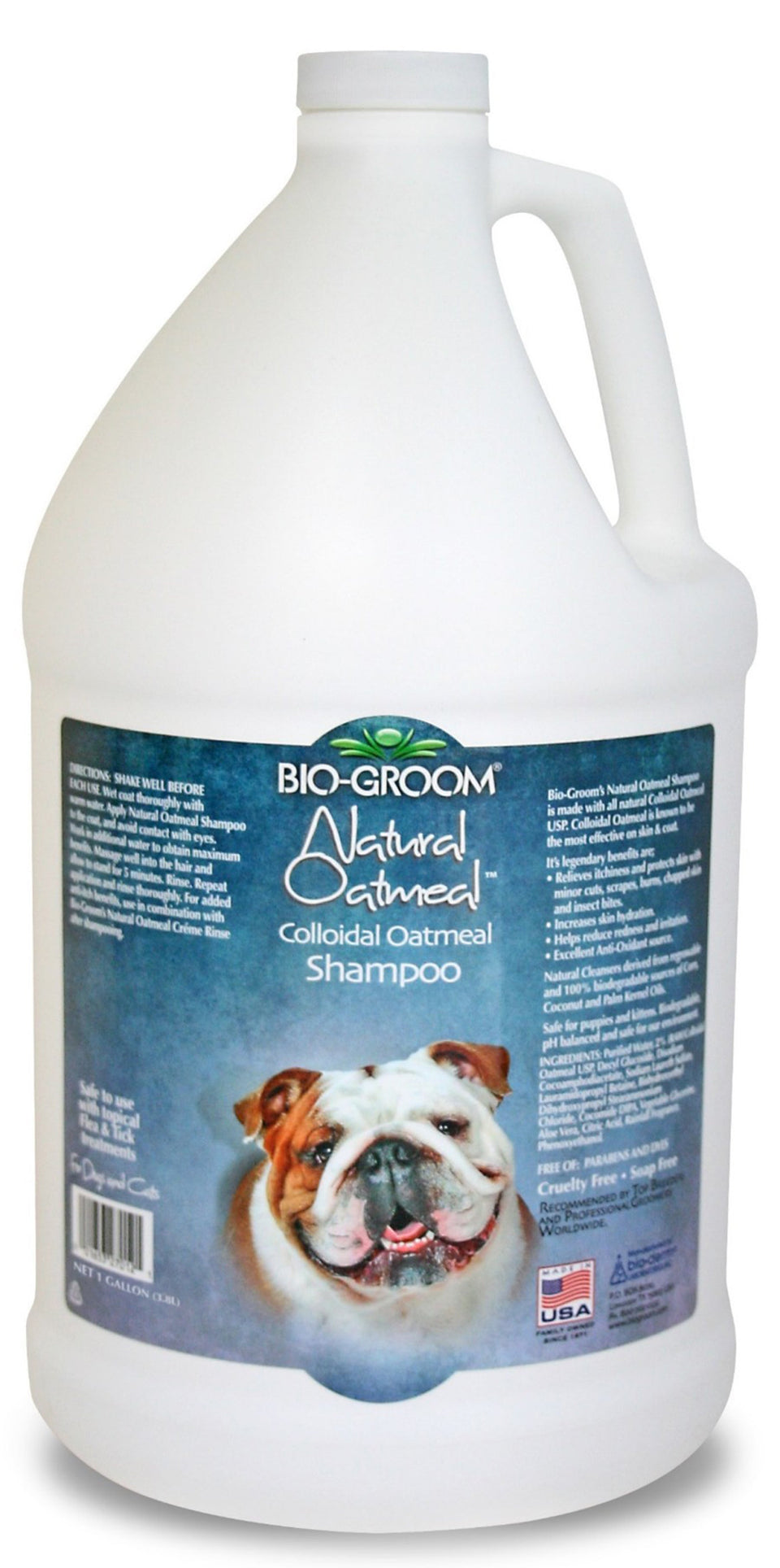 Bio Groom Natural Oatmeal Soothing Anti-Itch Pet Shampoo 1 gal