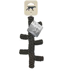 Tall Tails Braided Stick Dog Toy, Brown, 9 Inches