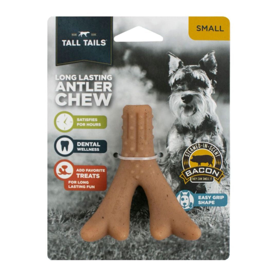 Tall Tails Wobble Walker Antler Dog Chew Toy, Small
